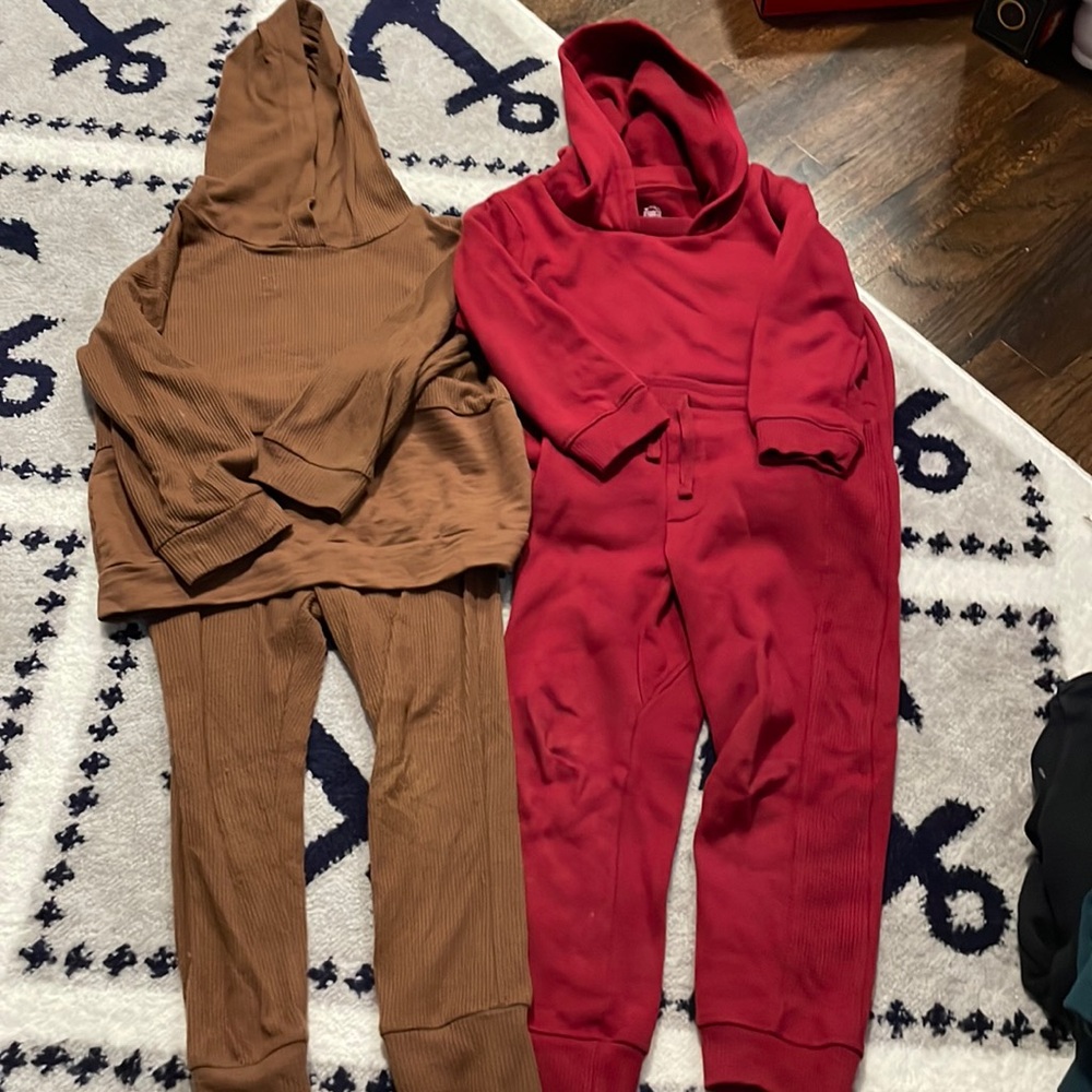 Toddler boys 2 piece hoodie sets